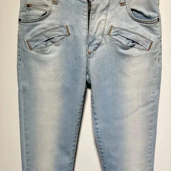 Pierre Balmain Womens Ittierre Isernia Blue Jeans Size W 26US 40UK - Picture 2 of 3
